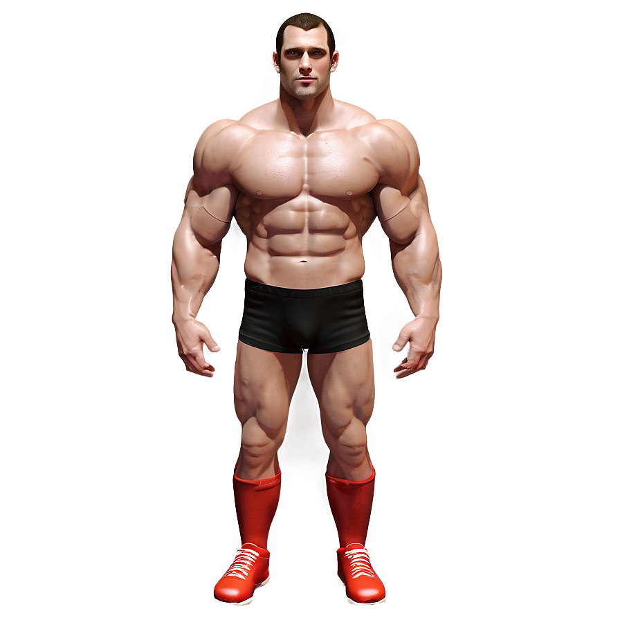 3d Muscle Man Png Cty22