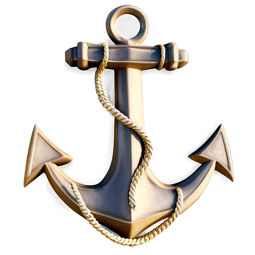 3d Navy Anchor Model Png 78