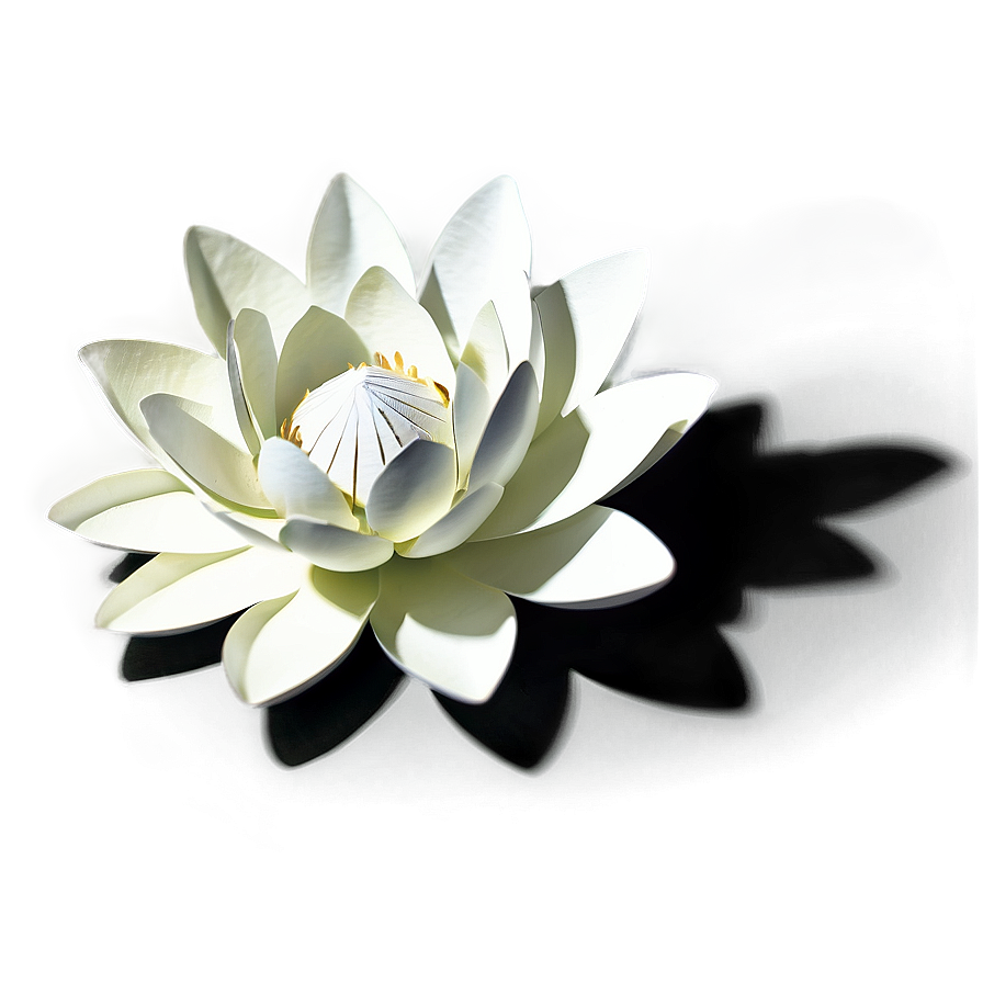 3d Paper Lotus Flower Png Oub13