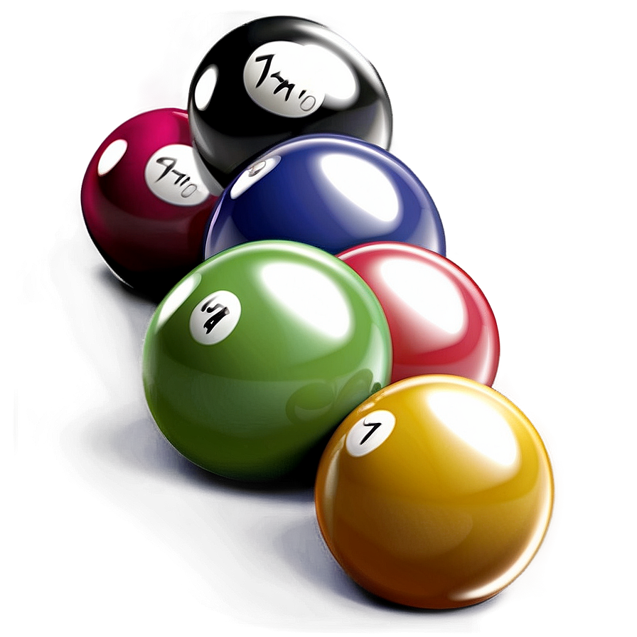 3d Pool Balls Png 06292024