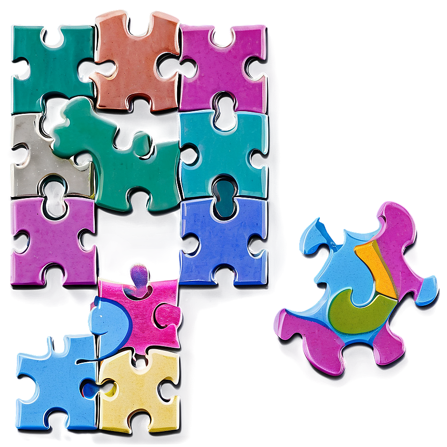 3d Puzzle Pieces Png Lwe70