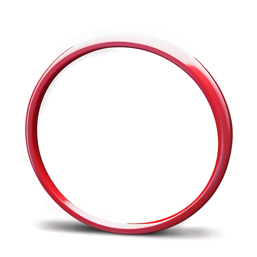 3d Red Circle Image Png 53