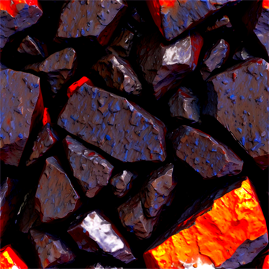 3d Rendered Iron Ore Png Tdr