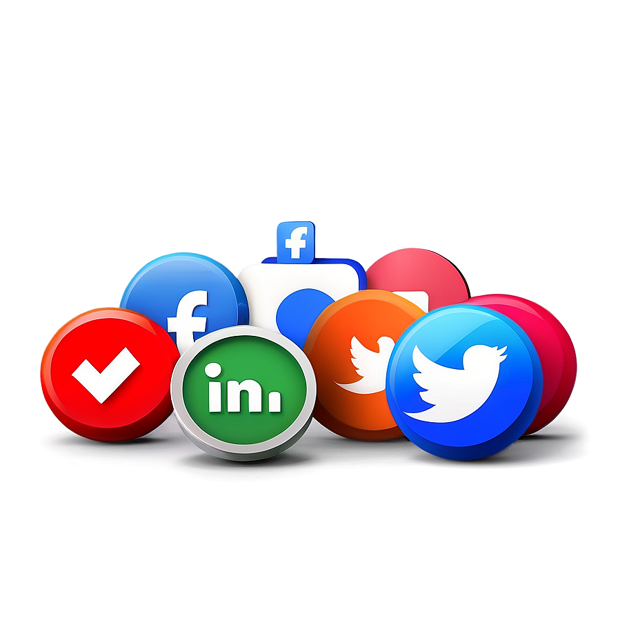 3d Social Media Icons Png 05252024