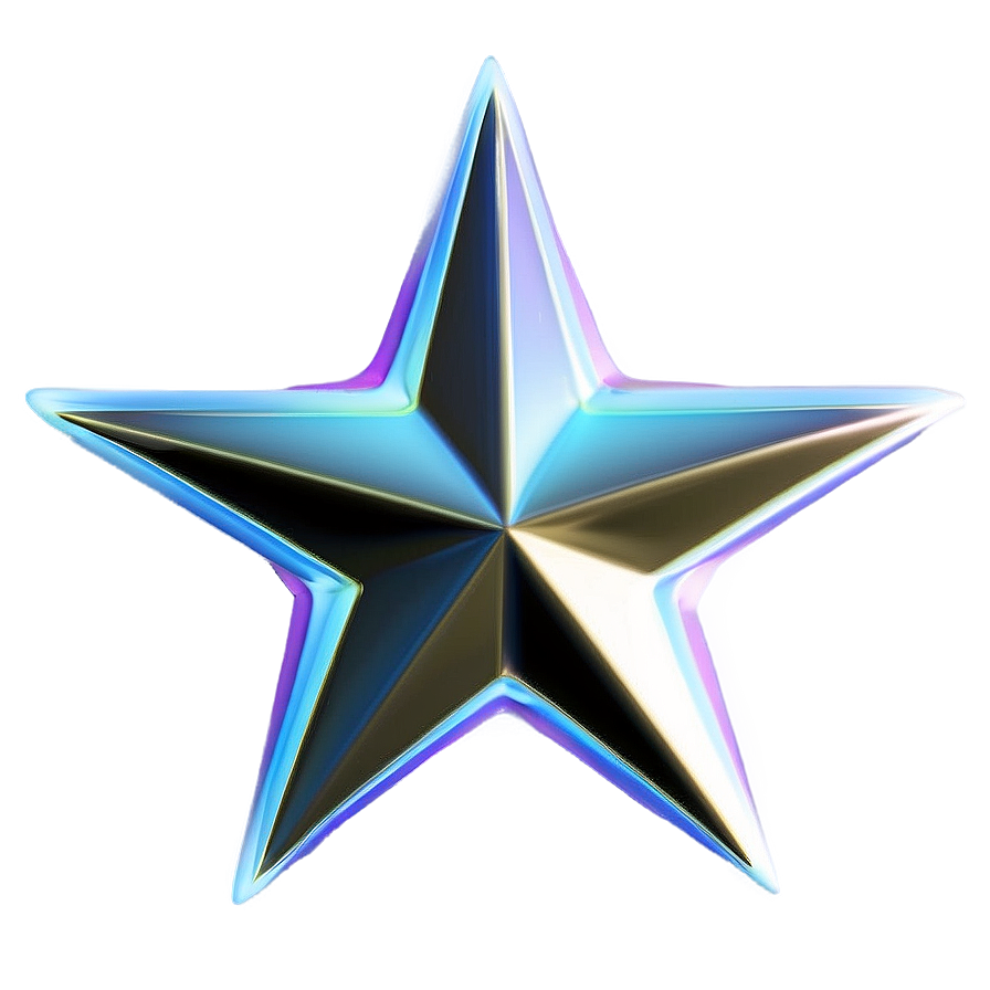 3d Star Icon Png 76