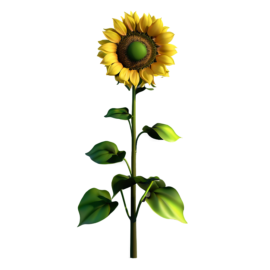 3d Sunflower Transparent Png 61