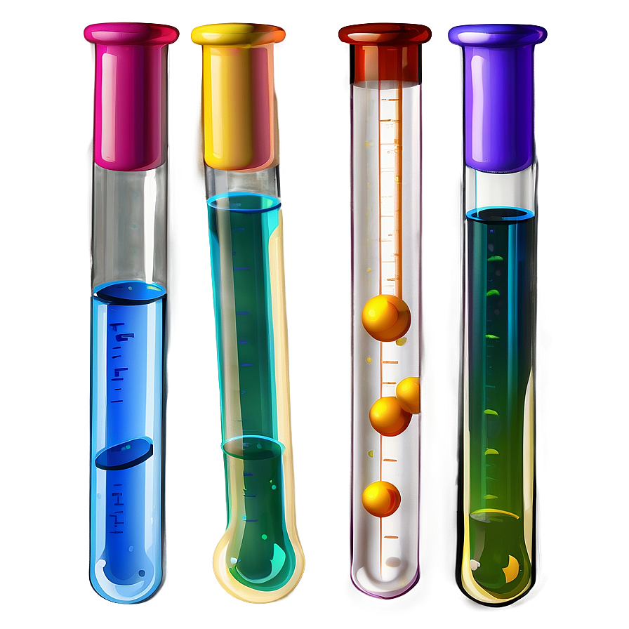 3d Test Tubes Png Per59