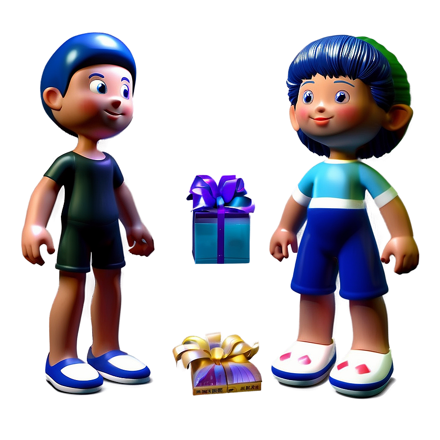 3d Toy Figures Png Kuv6