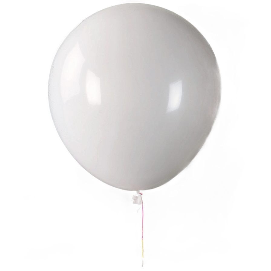 3d White Balloon Png Ehg36