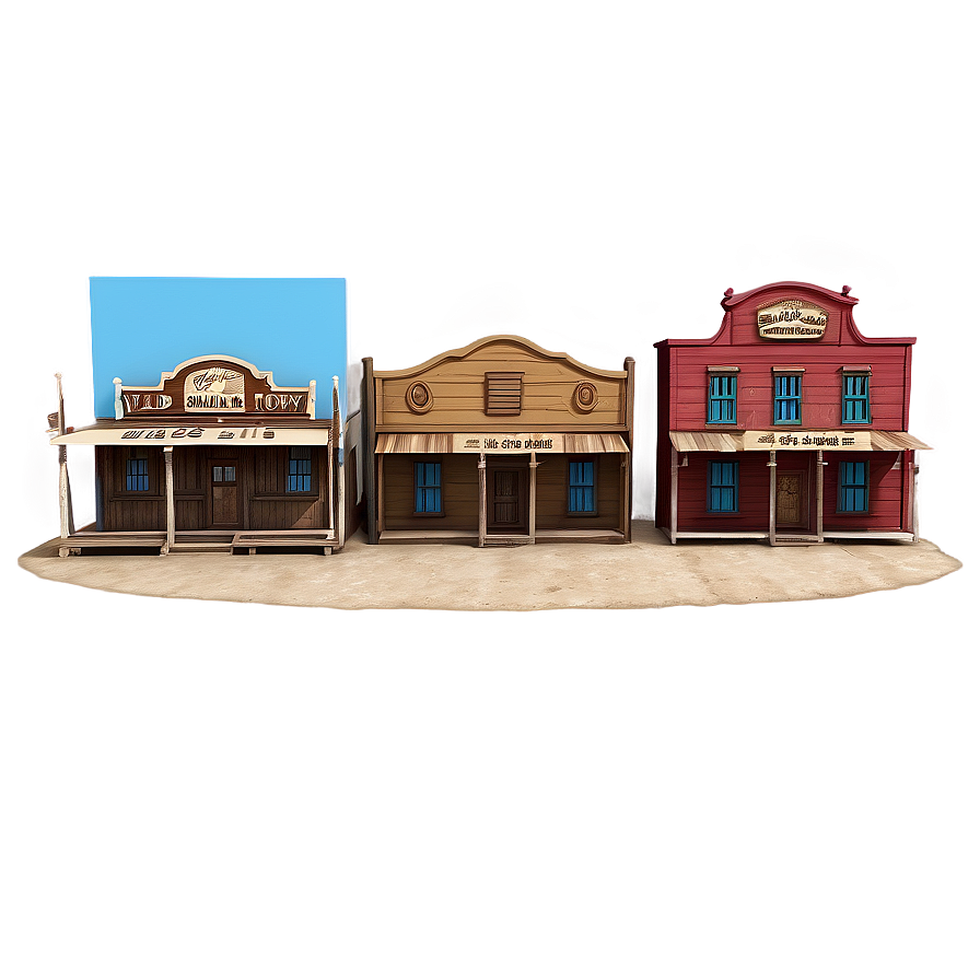 3d Wild West Town Png 89