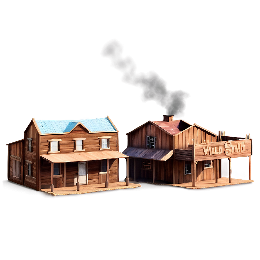 3d Wild West Town Png Lam28