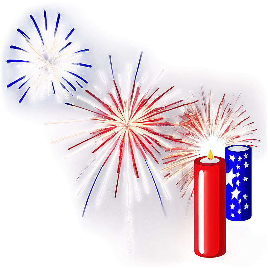 4th Of July Firecrackers Png 06242024