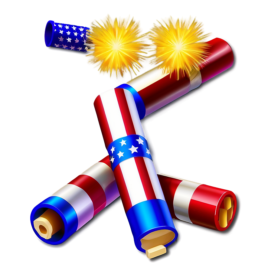 4th Of July Firecrackers Png 06242024