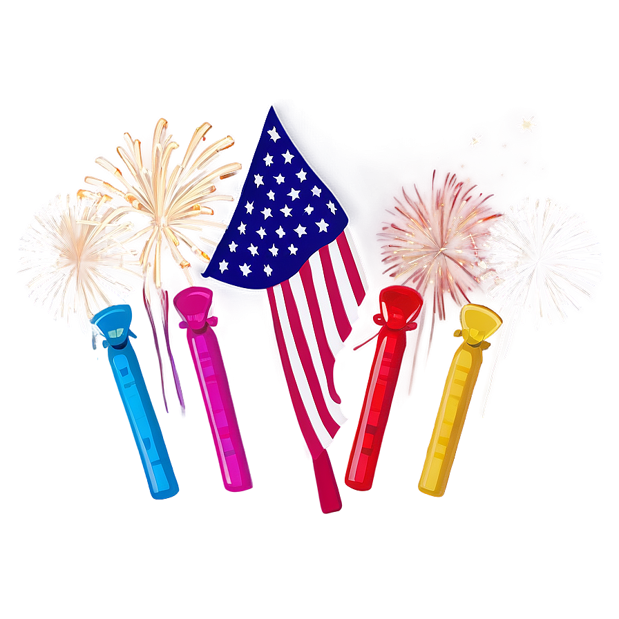 4th Of July Firecrackers Png 06242024