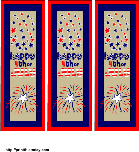 4thof July Bookmark Designs