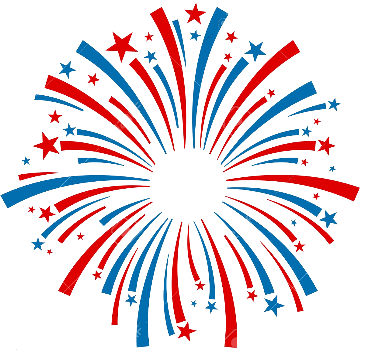 4thof July Fireworks Graphic