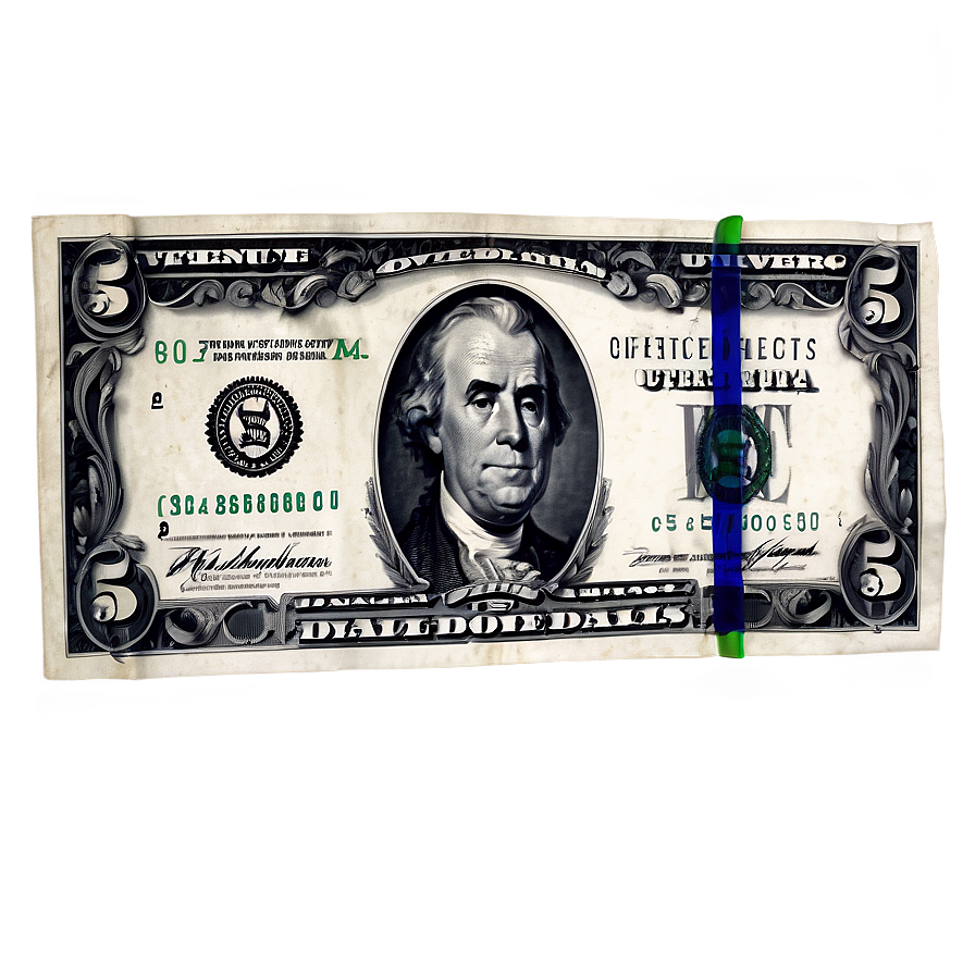 5 Dollar Bills Png 29