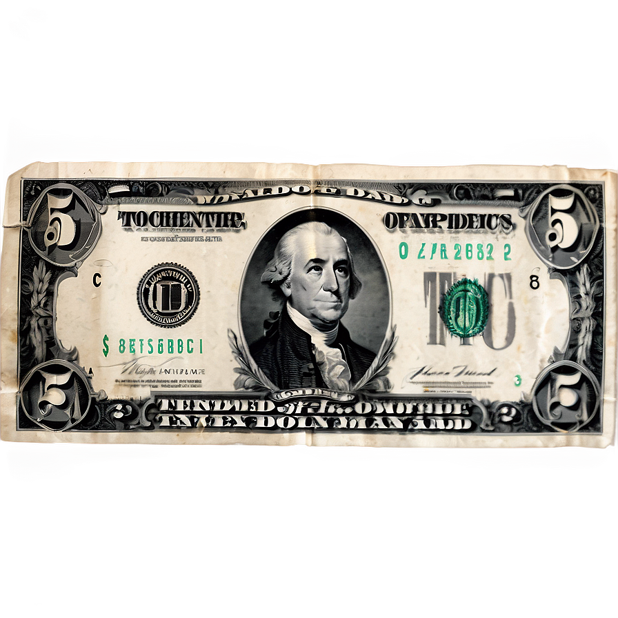 5 Dollar Bills Png Gcx