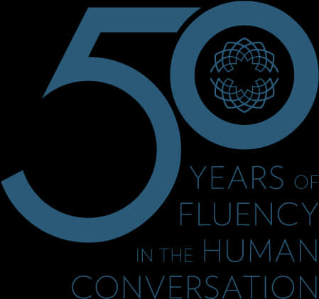 50 Years Fluency Human Conversation Logo