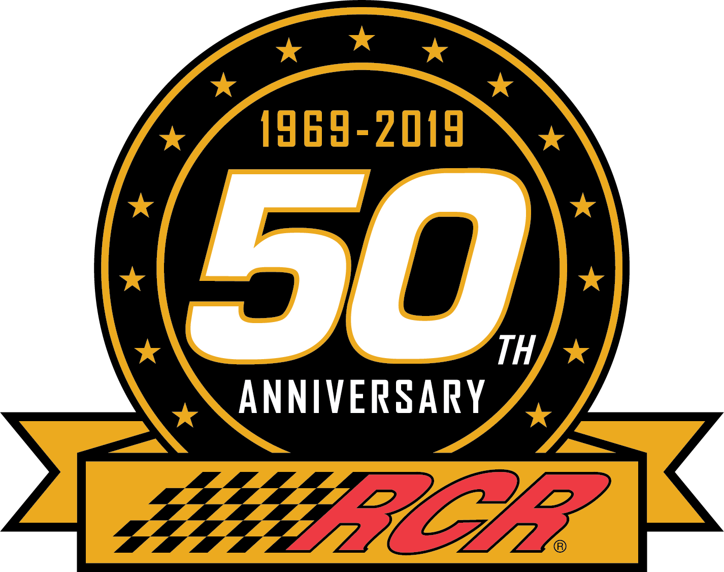 50th Anniversary Logo R C R19692019