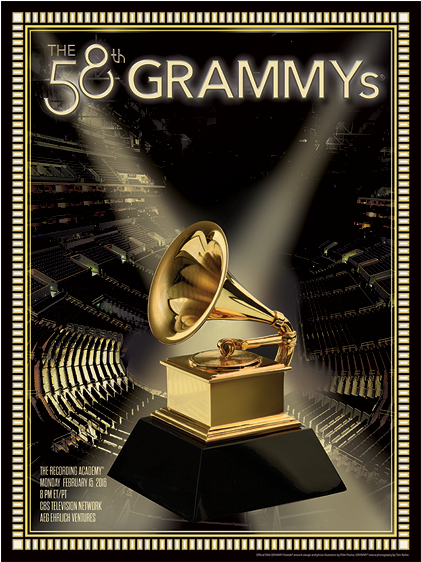 58th Grammy Awards Poster