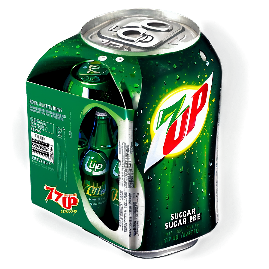 7 Up Sugar-free Soda Png Whr