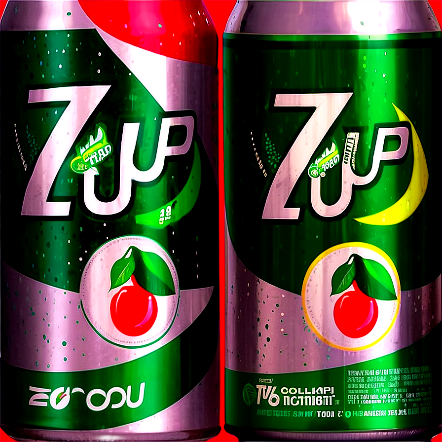 7 Up Zero Sugar Design Png Yno14