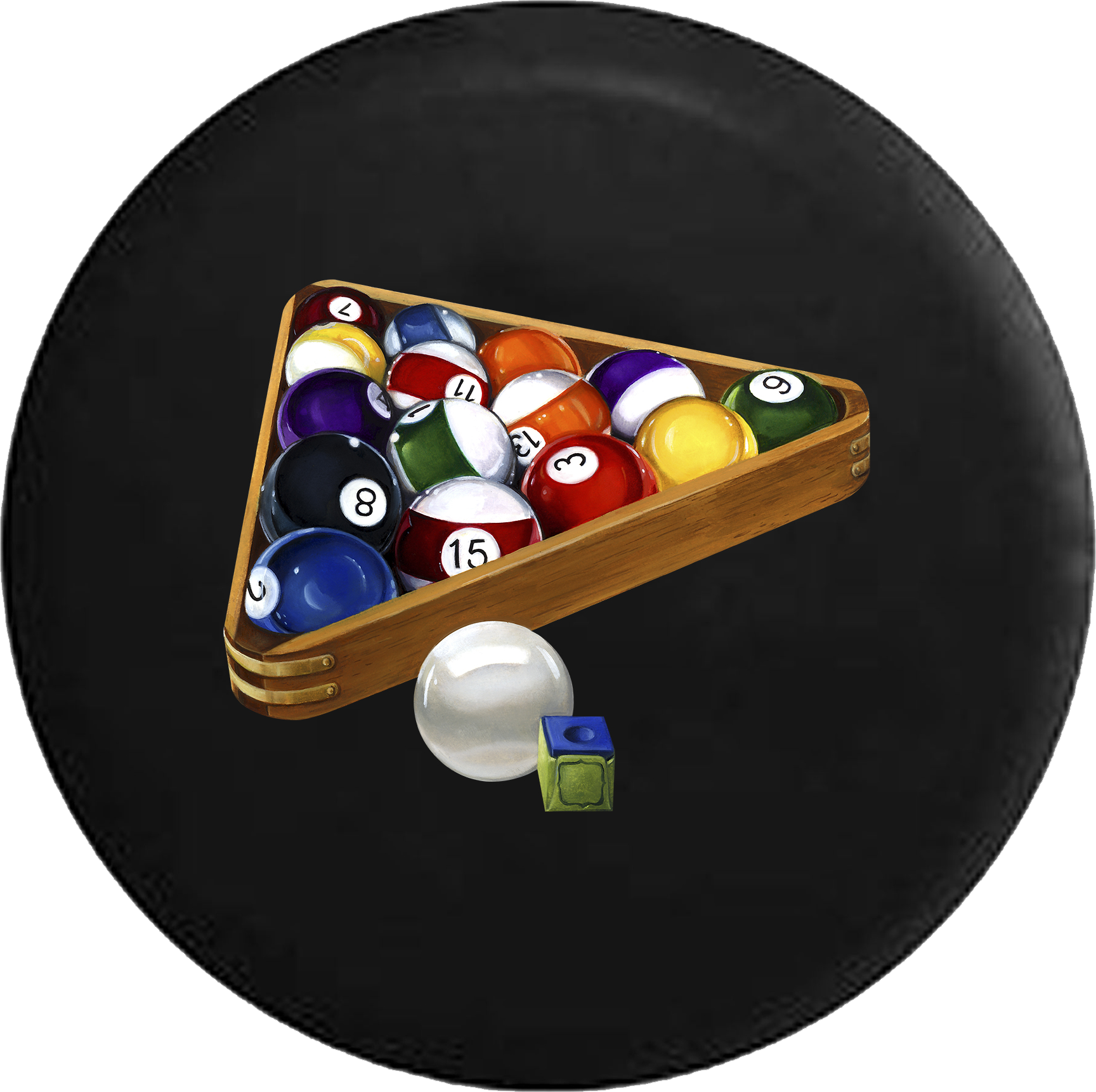 8 Ball Pool Rackand Cue Ball