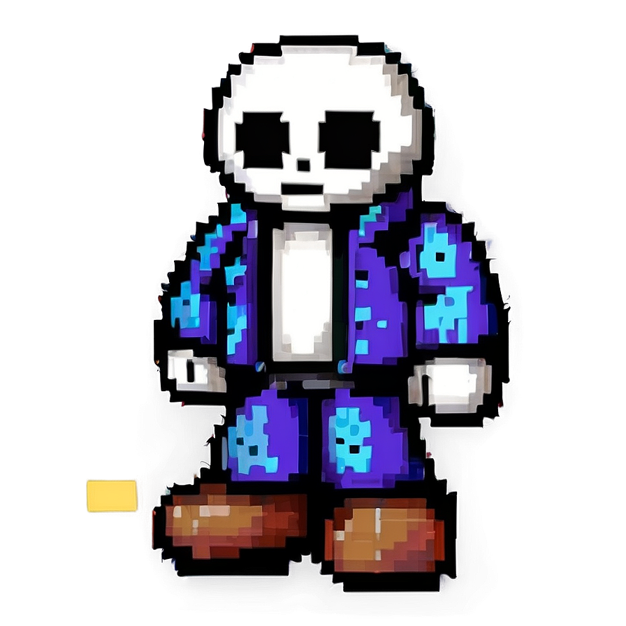 8-bit Sans Sprite Png 05212024