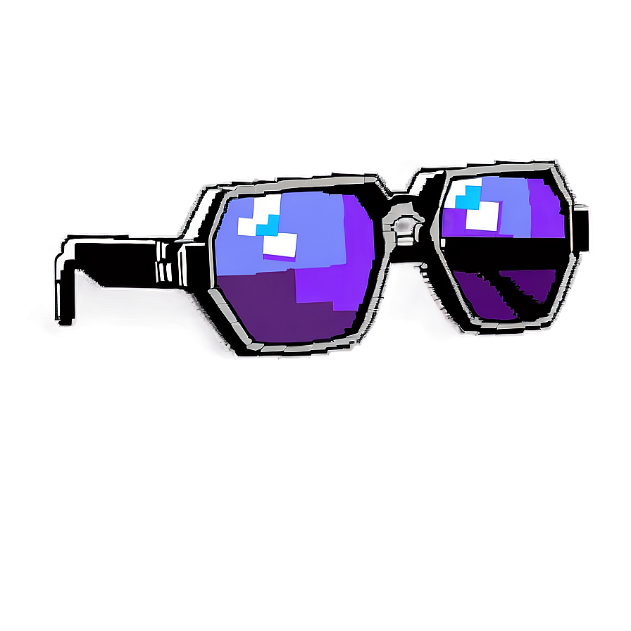 8-bit Sunglasses Png 06132024