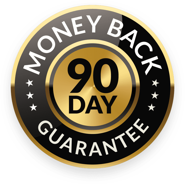 90 Day Money Back Guarantee Seal