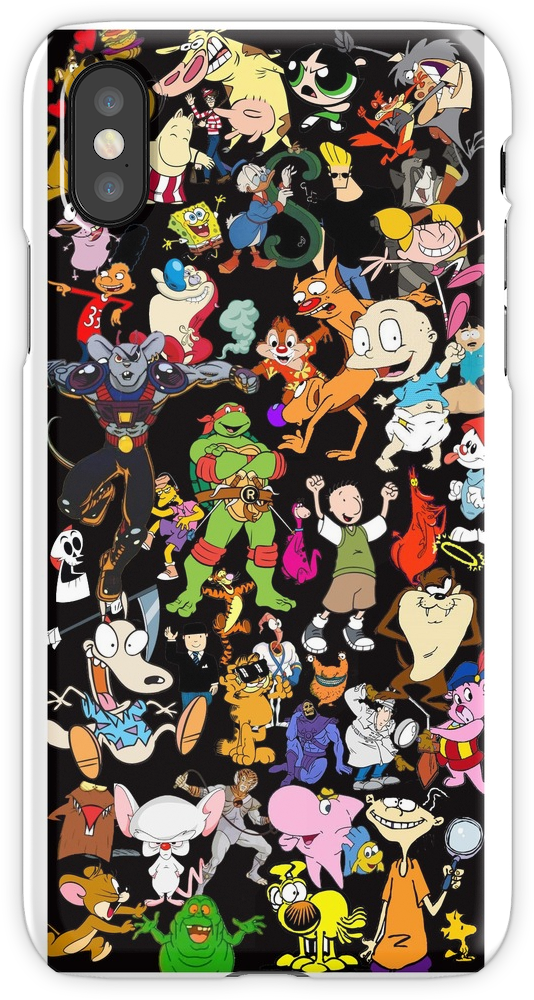 90s Cartoon Characters Phone Case