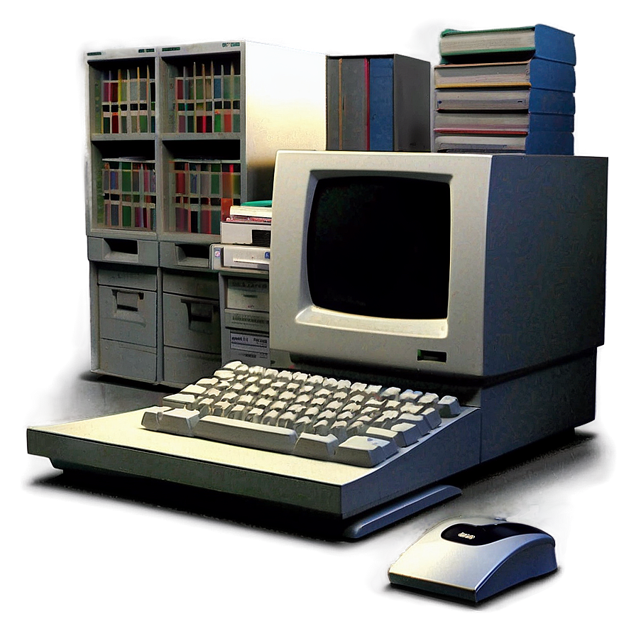 90s Home Office Computer Png 06252024