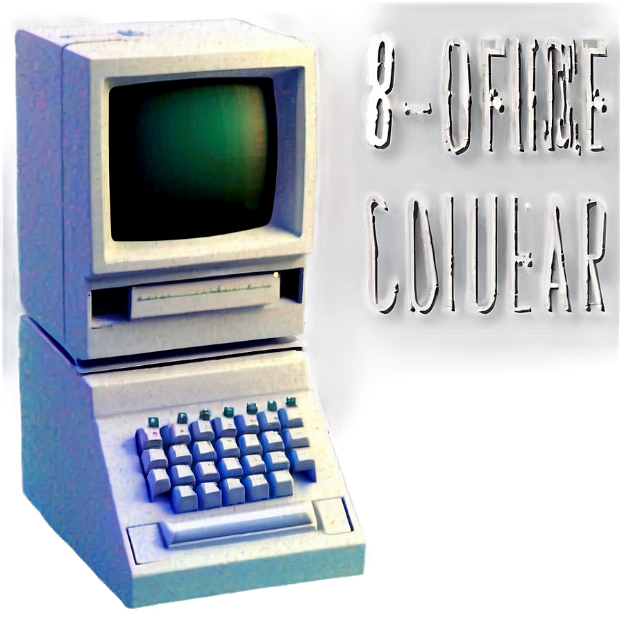 90s Office Computer Png 06252024