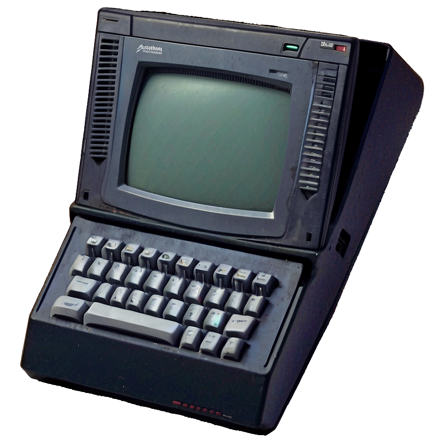 90s Portable Computer Png Tem