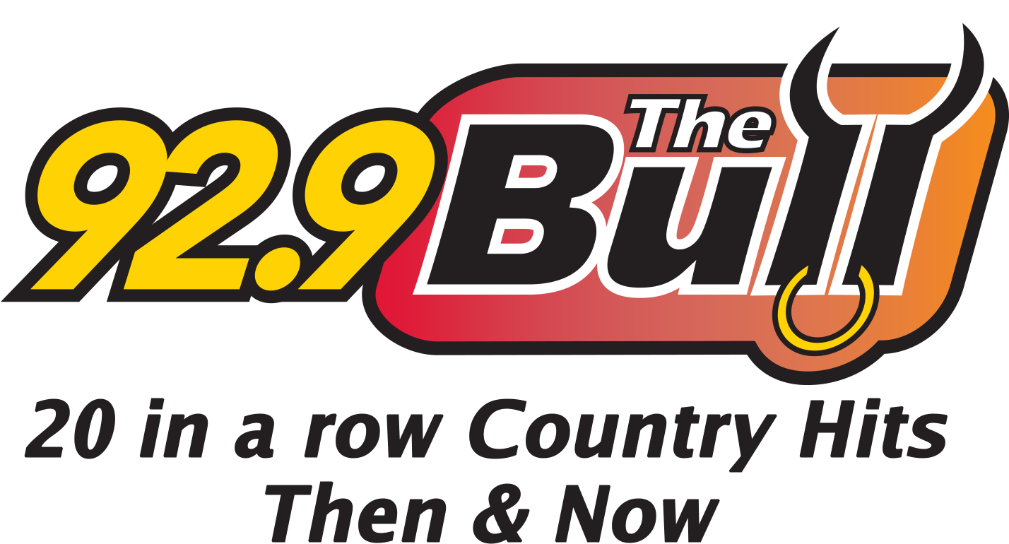 92.9 The Bull Country Hits Radio Station Logo