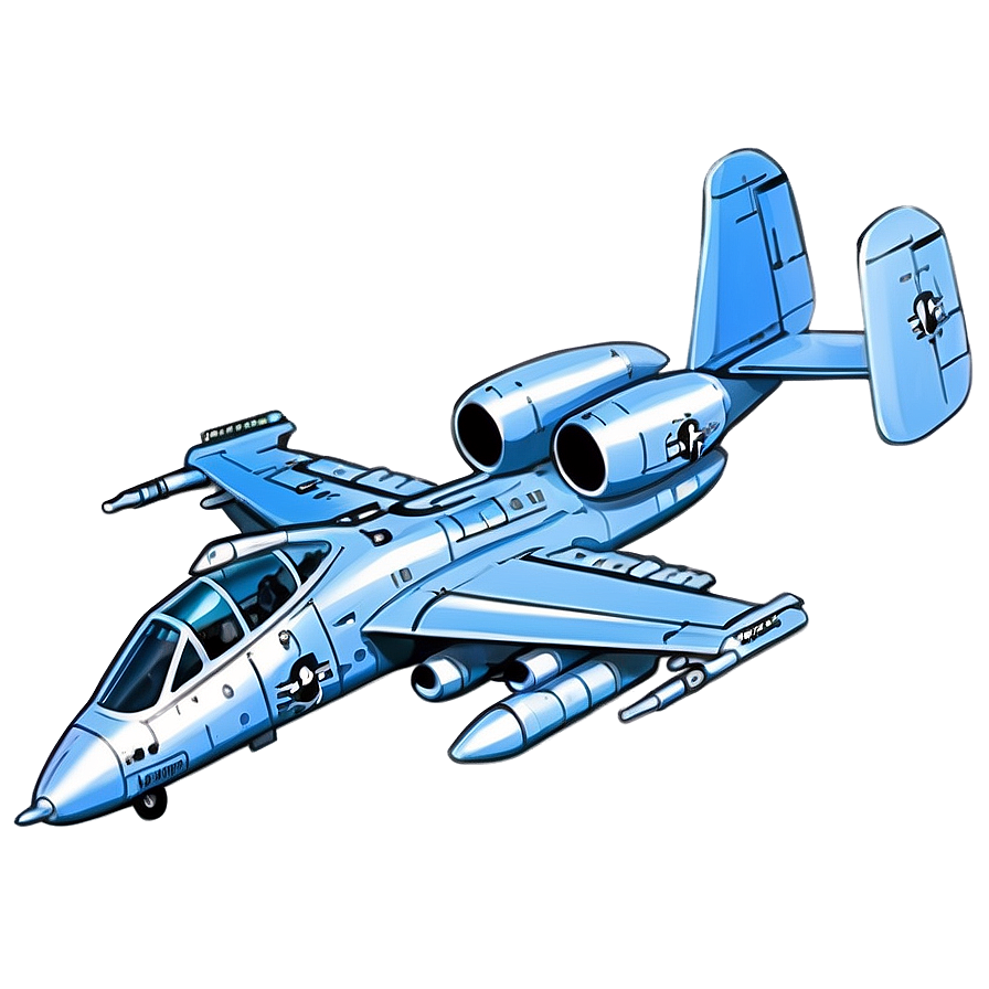 A-10 Warthog Fighter Bomber Png Kmp52