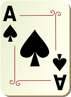 A Card With A Black And Red Border