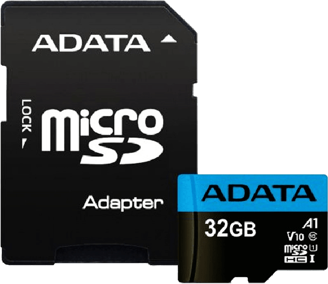 A D A T A Micro S D Cardand Adapter