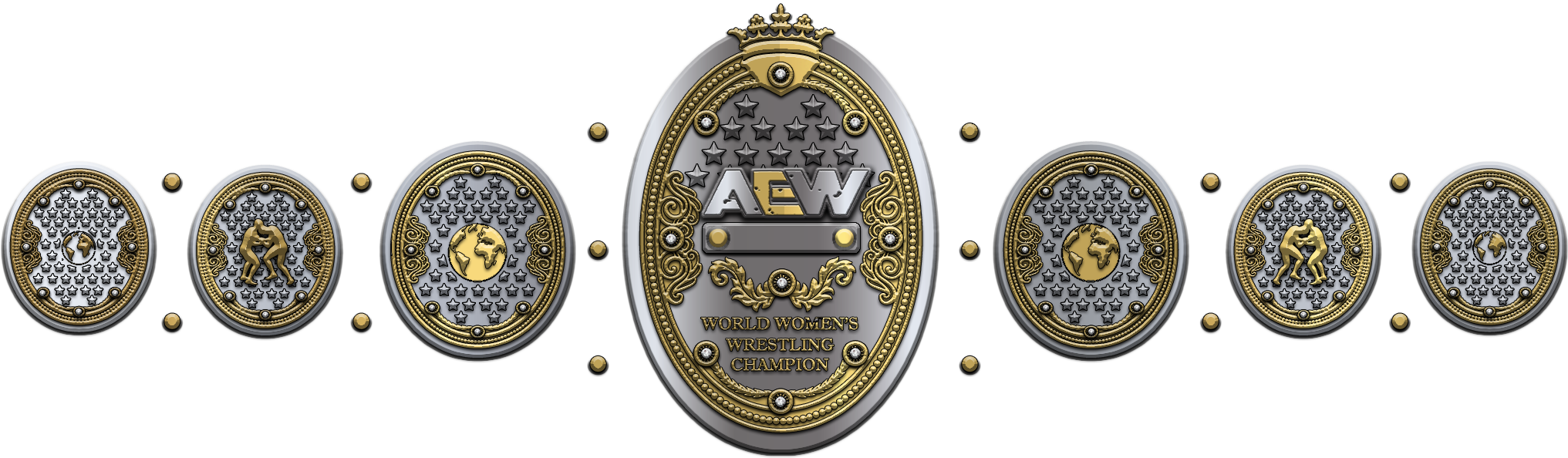 A E W World Womens Wrestling Championship Belt