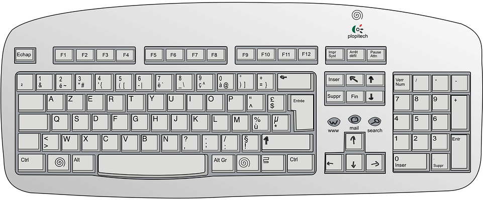 A Z E R T Y Keyboard Layout