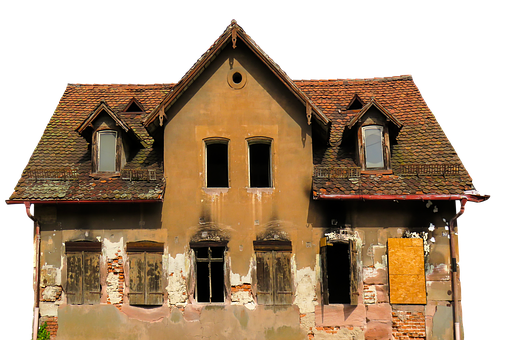 Abandoned House Facade