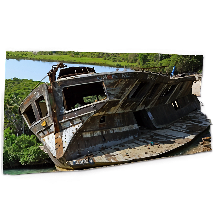 Abandoned Shipwreck Beach Png Ntl69