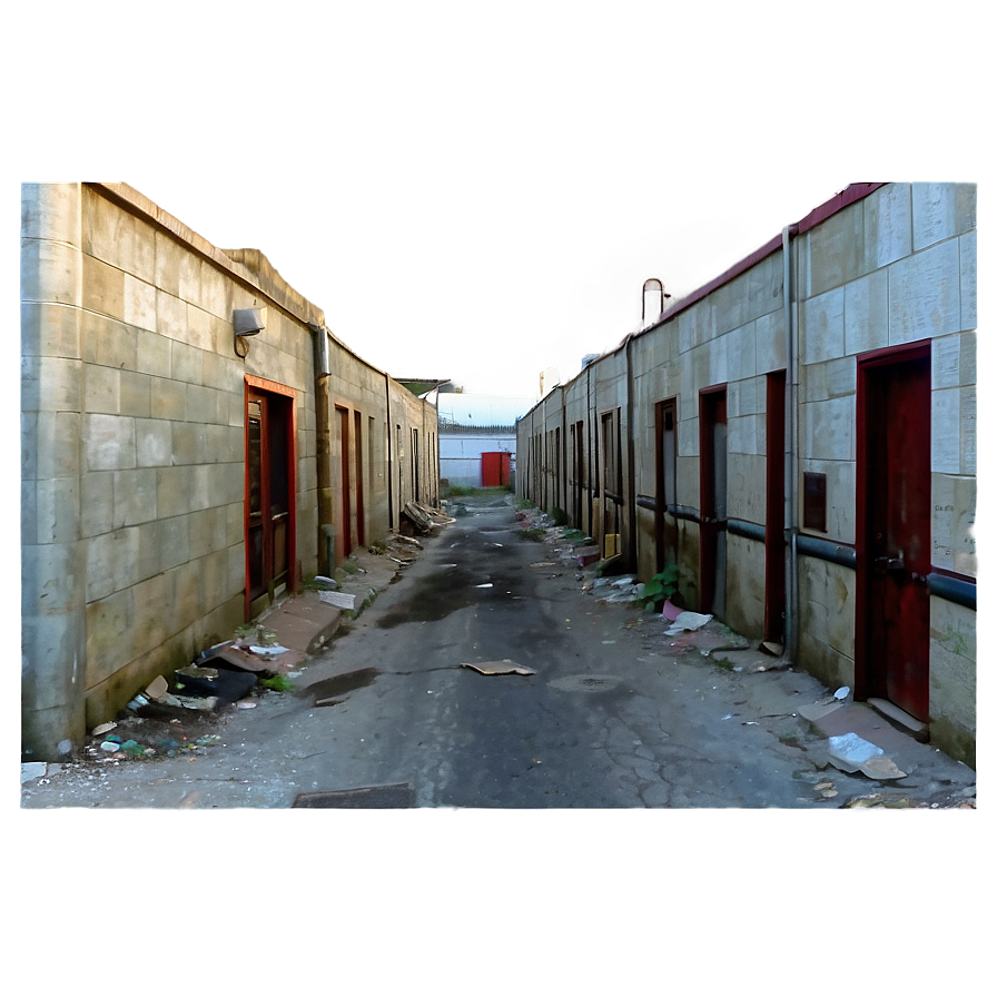 Abandoned Street Alley Png 06112024