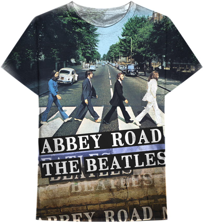 Abbey Road Beatles T Shirt Design