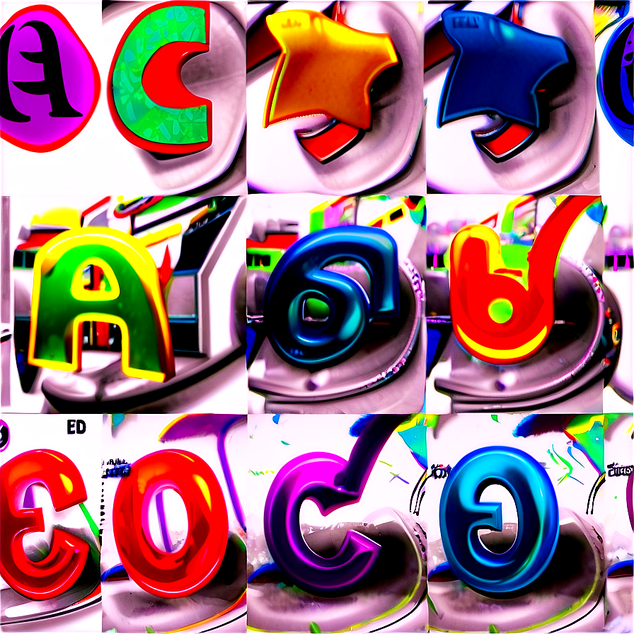 Abc Stickers Png Tdq