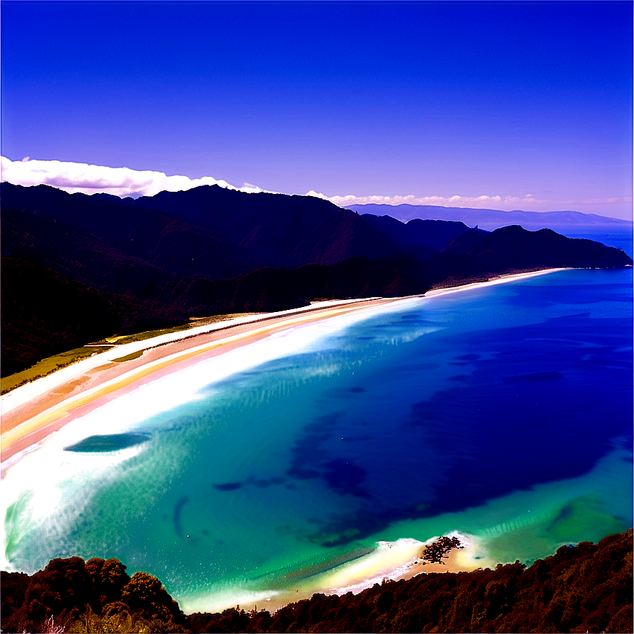 Abel Tasman Coast Track View Png Cwt