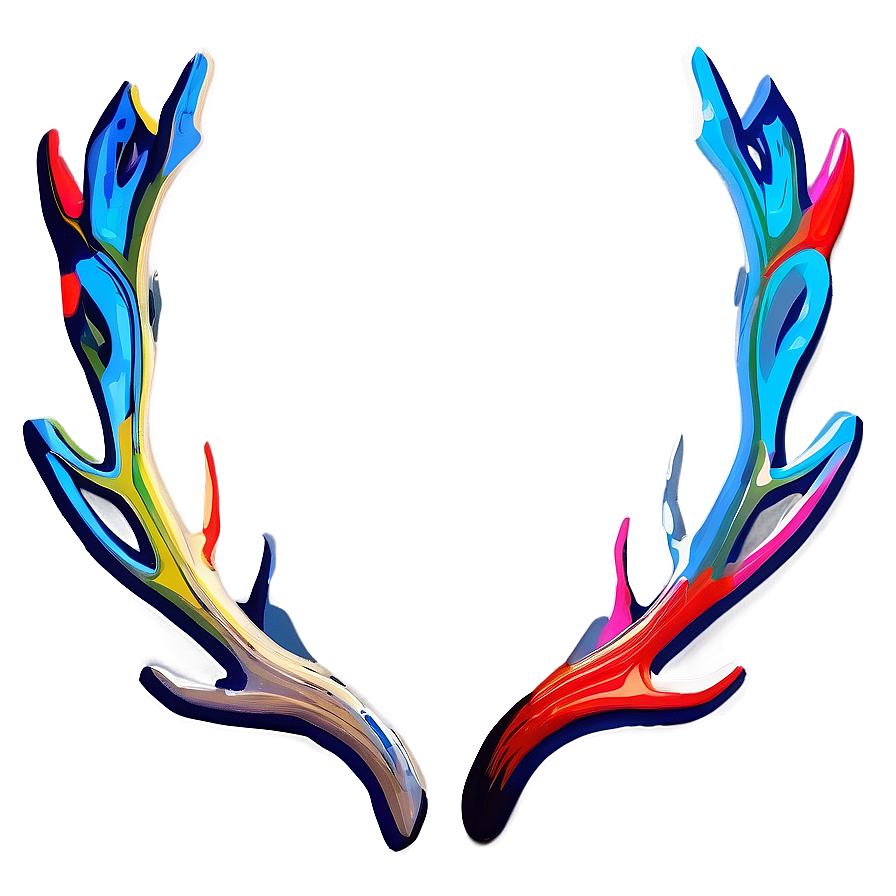 Abstract Antler Art Png 06212024