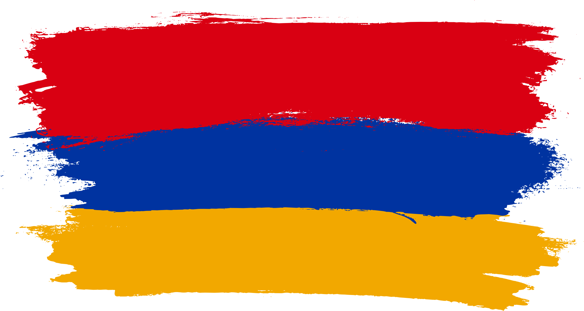 Abstract Armenian Flag Painting