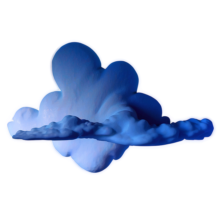 Abstract Art Blue Clouds Png 06202024